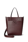 Lauren Ralph Lauren poșetă de piele culoarea maro, 431966760