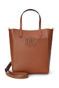 Lauren Ralph Lauren geantă de piele culoarea maro, 431966760