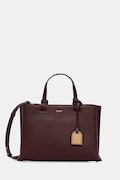 Dkny borsa a mano in pelle colore beige R44D1I53