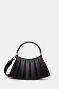 Lacoste leather handbag black color NU5011DP