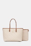 Tommy Hilfiger kabelka typu shopper dámska béžová AW0AW17416