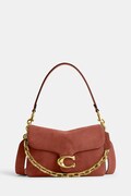 Coach geantă de femei din piele întoarsă Suade Chain Tabby Shoulder Bag maro CAN13