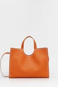 Шкіряна сумочка Bally колір помаранчевий WAE068