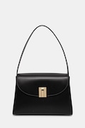 Bally poseta de piele culoarea negru, WAH01Q