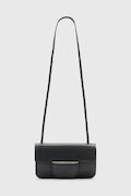 Шкіряна сумочка AllSaints ANN колір чорний W122XC