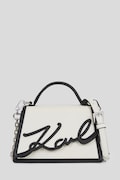 Шкіряна сумочка Karl Lagerfeld K/SIGNATURE колір чорний A1W30224