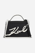 Шкіряна сумочка Karl Lagerfeld K/SIGNATURE колір чорний A1W30224