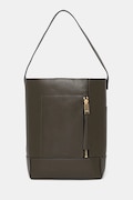 AllSaints torebka skórzana ALBA HOBO kolor zielony W110XC