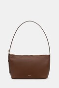 A.P.C. torebka bawełniana Sac Vera Shoulder kolor brązowy PXCBL.F61974