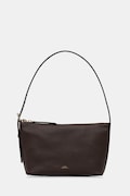 A.P.C. torebka bawełniana Sac Vera Shoulder kolor brązowy PXCBL.F61974