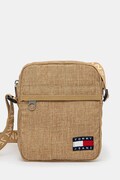 Σακίδιο Tommy Jeans χρώμα: μπεζ, AM0AM12900