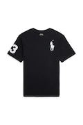 Polo Ralph Lauren tricou de bumbac pentru copii culoarea negru, uni, 323832907055