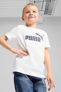 Puma t-shirt bawełniany dziecięcy ESS No. 1 Logo Tee kolor biały z nadrukiem 684930