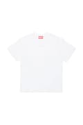 Otroška bombažna kratka majica Diesel TMARCUS OVER T-SHIRT bela barva, J02022