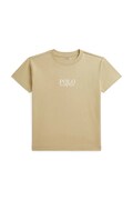Παιδικό βαμβακερό μπλουζάκι Polo Ralph Lauren χρώμα: μπεζ, 322964779005