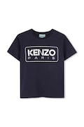 Kenzo Kids gyerek pamut póló sötétkék, nyomott mintás, K61142