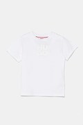 HUGO tricou de bumbac pentru copii culoarea alb, cu imprimeu, G00335