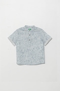 United Colors of Benetton t-shirt bawełniany dziecięcy kolor niebieski wzorzysty 5OUGGQ02G
