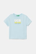 Дитяча бавовняна футболка United Colors of Benetton з принтом 3I1XG10JO