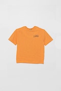 Дитяча бавовняна футболка United Colors of Benetton колір помаранчевий з принтом 3SLUC10P8