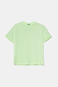 United Colors of Benetton tricou de bumbac pentru copii culoarea verde, melanj, 3085C10P9