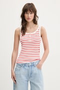 Tommy Jeans top damski kolor czerwony DW0DW19492