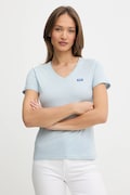 Pamučna majica Hugo Blue za žene, boja: crna, 50513667