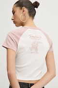 HUGO Blue t-shirt bawełniany damski kolor różowy 50533973