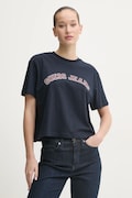 Бавовняна футболка Guess Jeans жіноча колір синій W5RI41 K8HM0