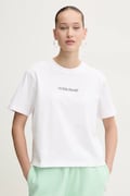 Bavlnené tričko Guess Jeans dámske, biela farba, W5RI42 K8HM0