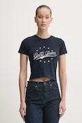 Μπλουζάκι Guess Jeans χρώμα: ναυτικό μπλε, W5RI59 J1314