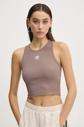 Top adidas Originals Essential dámsky, béžová farba, JC9009