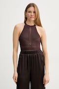 Κορμάκι Twinset χρώμα: καφέ, 251TT3311