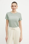 Armani Exchange pamut póló női, zöld, XW000387 AF10354