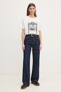 Бавовняна футболка Pepe Jeans LELE жіноча колір білий PL505992