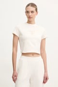 Μπλουζάκι Guess COLETTE χρώμα: μπεζ, V4YI20 KCDH1