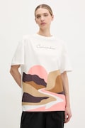 Columbia t-shirt bawełniany Rolling Bend damski kolor biały 2120031