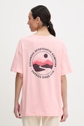 Columbia t-shirt bawełniany Rolling Bend damski kolor różowy 2120031