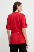Pinko t-shirt in cotone colore rosso 105217 A2M2