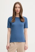 United Colors of Benetton t-shirt damski kolor niebieski 3FJHD109K