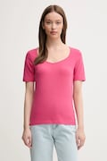 Tričko United Colors of Benetton dámske, ružová farba, 3FJHD401P