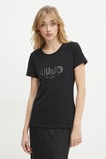 Liu Jo t-shirt damski kolor czarny TA5214 JS003
