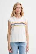 Levi's top din bumbac GR BOXY TANK culoarea gri, 001MW