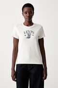 Levi's kratka majica ženska bombažna THE PERFECT bež 17369