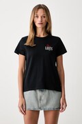 Levi's T-shirt damski bawełniany THE PERFECT granatowy 17369