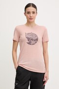 Fjallraven футболка жіноча з додаванням вовни Abisko помаранчева F84118