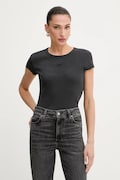 BOSS Orange tricou culoarea negru, cu spate descoperit, 50536871