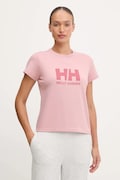 Бавовняна футболка Helly Hansen HH LOGO колір бежевий 54593