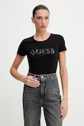 Majica kratkih rukava Guess za žene, boja: crna, W5GI17 J1314