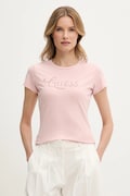 Guess t-shirt damski kolor różowy W5GI47 KA0Q1